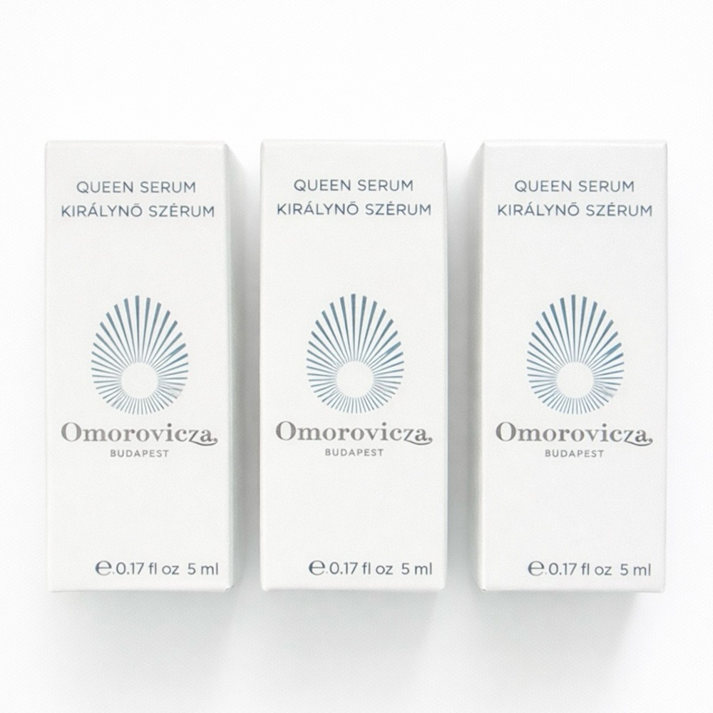 Omorovicza Queen Serum Minis 3 x 5ml Luxury Skincare Travel Size Lot BNIB